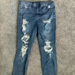 American Eagle Super Hi Rise Jeggings